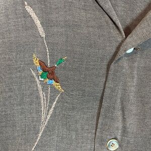 Rare Vintage Braidburn Sportswear sz L Rat Pack Rockabilly Shirt Mid-Century